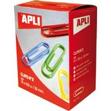 Apli Agrafe de birou Apli, 32 mm, asortate, 100 bucati/cutie - Pret/cutie