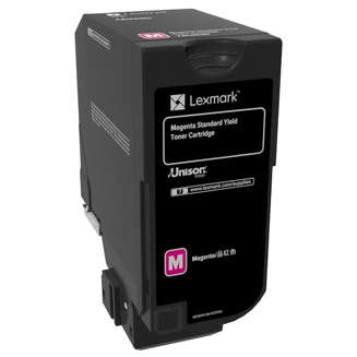 Toner imprimanta Lexmark CS720 Magenta Standard Yield Cartridge, cod 74C0S30, compatibil cu CS720, CS725, CX725, capacitate 7 k pag