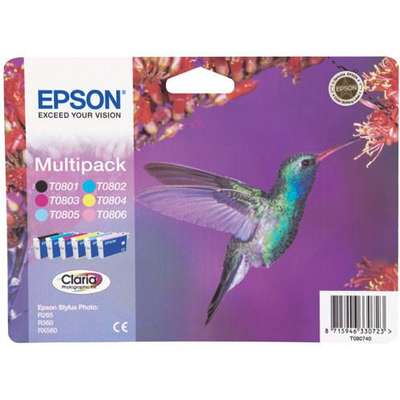 Cartus Imprimanta EPSON T0807 MULTIPACK INKJET CARTRIDGES