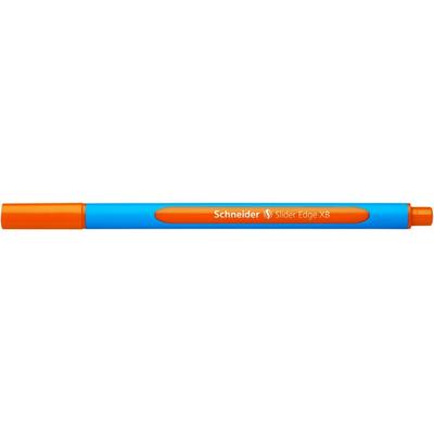 Pix SCHNEIDER Slider Edge XB, rubber grip, varf 1.4mm - scriere orange