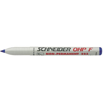 Universal non-permanent marker SCHNEIDER Maxx 223 F, varf 0.7mm - albastru