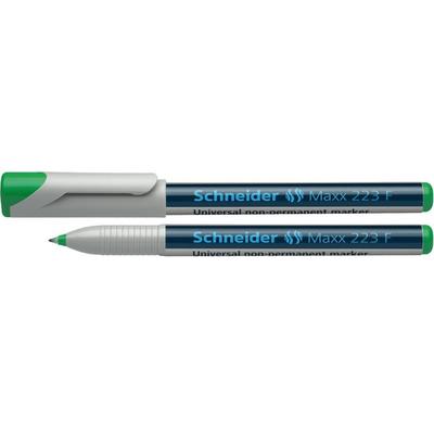 Universal non-permanent marker SCHNEIDER Maxx 223 F, varf 0.7mm - verde