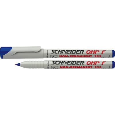 Universal non-permanent marker SCHNEIDER Maxx 221 S, varf 0.4mm - albastru