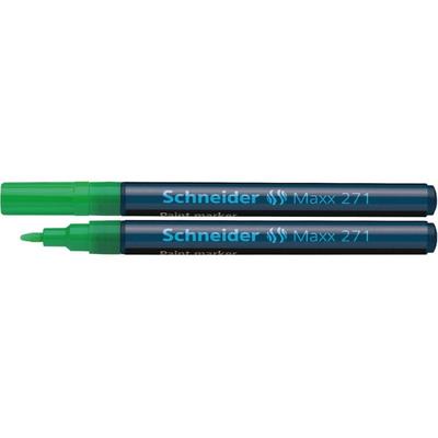 Marker cu vopsea SCHNEIDER Maxx 271, varf rotund 1-2mm - verde