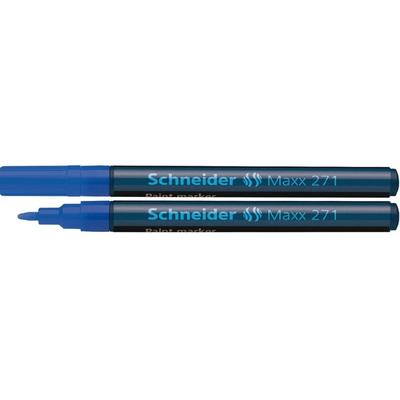 Marker cu vopsea SCHNEIDER Maxx 271, varf rotund 1-2mm - albastru