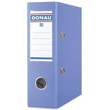 DONAU Biblioraft A5, plastifiat PP, margine metalica, 75 mm, DONAU - bleu