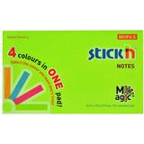 Hopax Magic notes autoadeziv 76 x 127 mm, 100 file, Stick"n Magic Notes - 4 culori neon