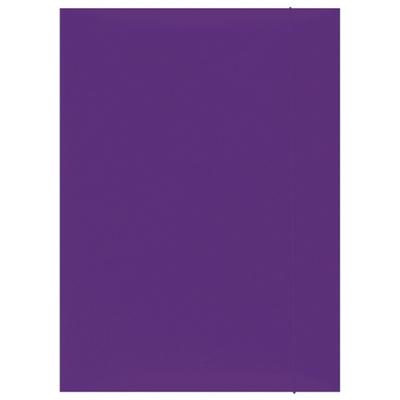 Mapa din carton plastifiat cu elastic, 300gsm, Office Products - violet