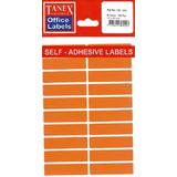 Tanex Etichete autoadezive albe, 13 x 50 mm, 200 buc/set, Tanex