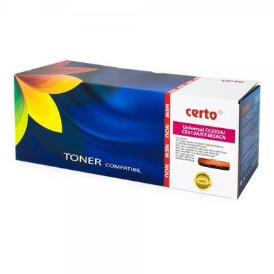 Toner imprimanta CERTO Compatibil NEW MAGENTA CC533/CE413/CF383 2,8K HP LASERJET CP2025