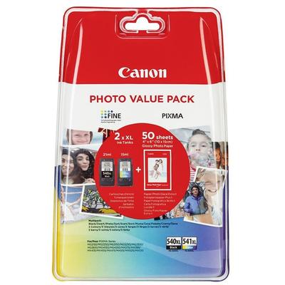 Cartus Imprimanta VALUE PACK PG-540XL/CL-541XL (HARTIE FOTO GP-501 50 coli) ORIGINAL CANON MG2150