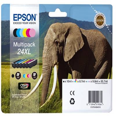 Cartus Imprimanta Cerneala Epson Multipack 6-colours 24XL Claria Photo HD