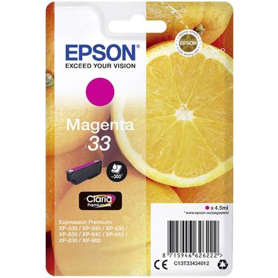 Cartus Imprimanta Premium Ink Epson Singlepack Magenta 33