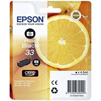 Cartus Imprimanta Ink Epson Singlepack Photo Black 33 Claria Premium Ink