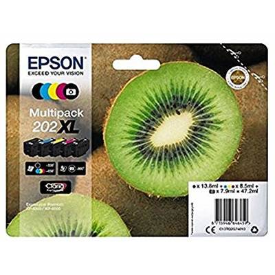 Cartus Imprimanta Ink Epson Kiwi Multipack 202XL | CMYK+photo black | Claria Premium