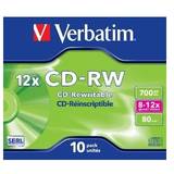 VERBATIM Verbatim CD-RW [ 700MB, 12x, jewel case, 10 bucati ]