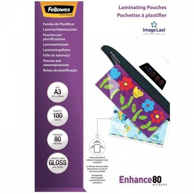 Laminating pouch 80 µ, 303x426 mm - A3, 100 pcs