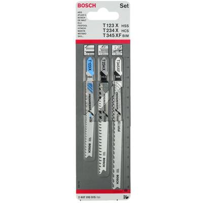 BOSCH 2607010515 - Panza fierastrau pendular, tija cu un prag de prindere (T), 100-132 mm, multimaterial, taiere mixta, 3 bucati, Se livreaza multiplu de 10, Pret/Bucata