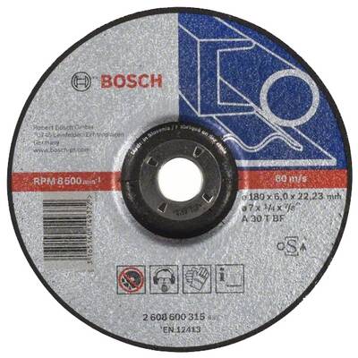 BOSCH Expert for Metal - Disc polizare metal, 180x22.2x6  mm, Se livreaza multiplu de 10, Pret/Bucata