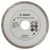 BOSCH 2607019471 - Disc diamantat de taiere continuu, 110x22.2x1.7 mm, taiere uscata, Se livreaza multiplu de 5, Pret/Bucata