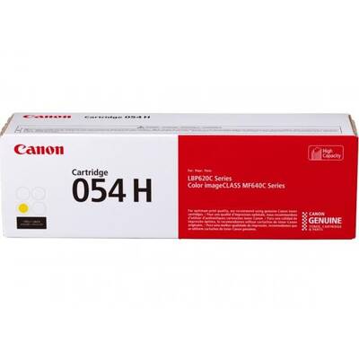 Toner imprimanta Canon 054H Yellow