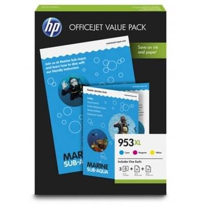 Cartus Imprimanta HP VALUE PACK CMY NR.953XL + 72 SH 210X297MM 1CC21AE ORIGINAL OFFICEJET PRO 8210