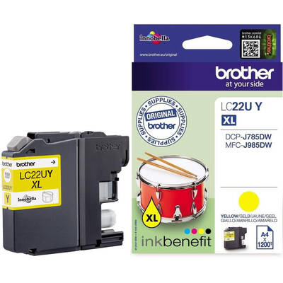 Cartus Imprimanta Brother LC-22UY Yellow