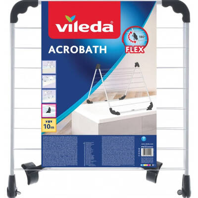 Vileda Drying Rack Acrobath 157233 White