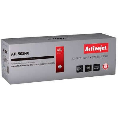 Toner imprimanta ACTIVEJET COMPATIBIL ATL-502NX for Lexmark printer; Lexmark 50F2X00 replacement; Supreme; 10000 pages; black