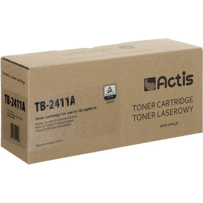 Toner imprimanta ACTIS COMPATIBIL TB-2411A for Brother printer; Brother TN-2411 replacement; Standar; 1200 pages; black