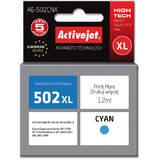 ACTIVEJET Compatibil AE-502CNX for Epson printer, Epson 502XL W24010 replacement; Supreme; 12 ml; cyan