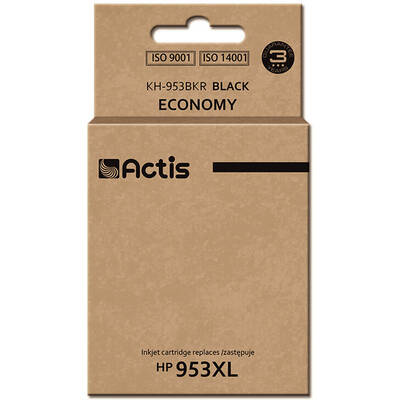 Cartus Imprimanta ACTIS Compatibil KH-953BKR for HP printer; HP 953XL L0S70AE replacement; Standard; 50 ml; black - New Chip