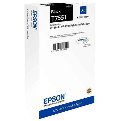 Cartus Imprimanta Epson T755140 Black XL