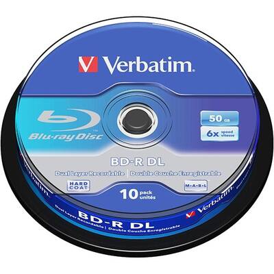 BluRay BD-R DUAL LAYER [ Spindle 10| 50 GB | 6x ]