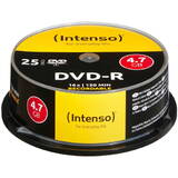 Intenso Mediu de Stocare 1x25 DVD-R 4,7GB 16x Speed, Cakebox