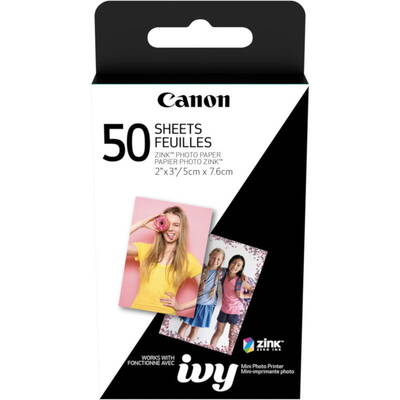 Hartie Foto Canon ZINK 5x7.6 cm 50 Coli