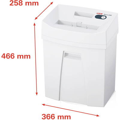 Distrugator de Documente Pure 220 , 25 l, 3,9 mm