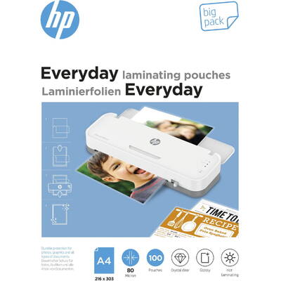 Everyday Laminating Pouches A4 80 Micron, Big Pack 100 pcs.