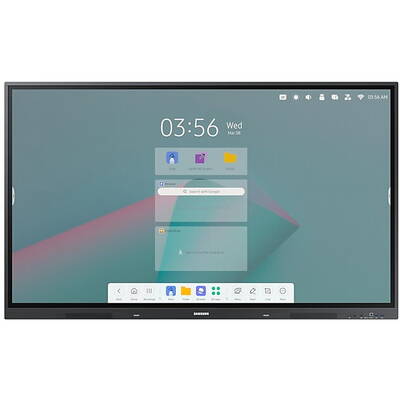 Ecran Interactiv Samsung WA75C 75 inches Touch 16h/7,400(cd/m2) 3840 x 2160 (UHD) Android 11 WiFi/BT (LH75WACWLGCXEN)