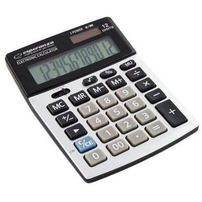 Calculator de birou ECL102, Negru