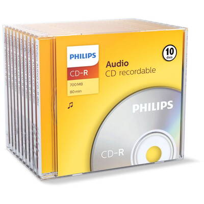 Mediu de Stocare 1x10 CD-R 80Min Audio JC