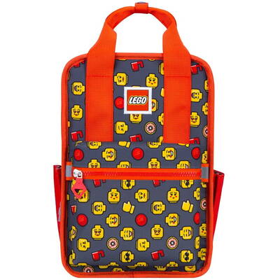 LEGO Rucsac Casual Tribini Fun Small - design Heads and Cup - rosu