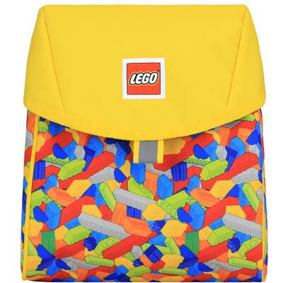 LEGO Rucsac gradinita Tribini Line - design Bricks Yellow