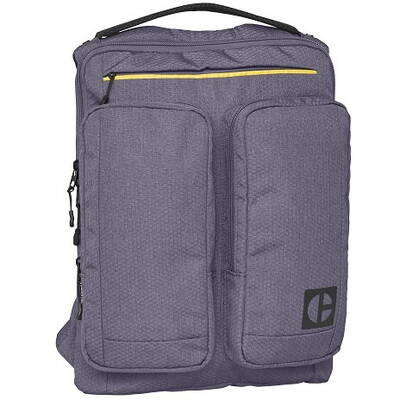 Caterpillar Rucsac Code - Quest Commuter, material 420D hexagonal, 2 buzunare exterioare - gri inchi