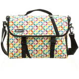 ZipIT Geanta reversibila ZIPIT, cu husa laptop 14 inch - cercuri colorate