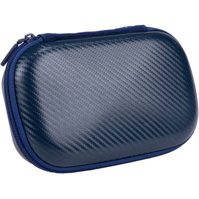 ZipIT Penar cu fermoar Carbon Storage Box cu buzunar interior- Navy Blue