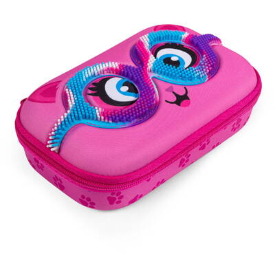 ZipIT Penar cu fermoar Sensory Storage Box - Pink Kitty