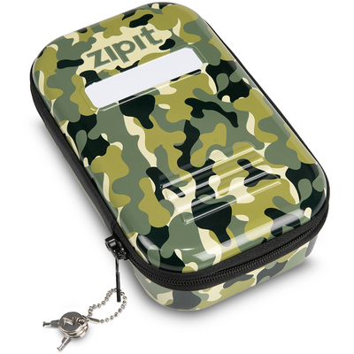 ZipIT Penar cu fermoar & LOCK Tin - Camo Green