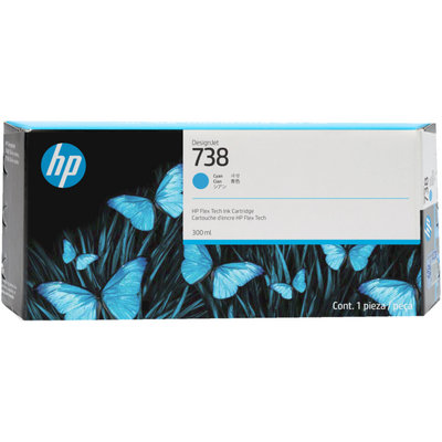 Cartus Imprimanta HP 738 300ml Cyan DesignJet