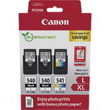 Canon PG-540L x2 + CL-541XL + Hartie foto GP-501 50 de coli Value Pack